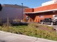 bioretention area surrounded by McDonald's drive-though lanes